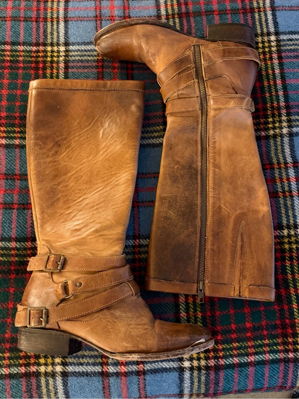 Size 9 Freebird by Steven Drove Tall Brown Leather Riding Boots